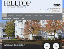 Tablet Screenshot of hilltopapthomes.com